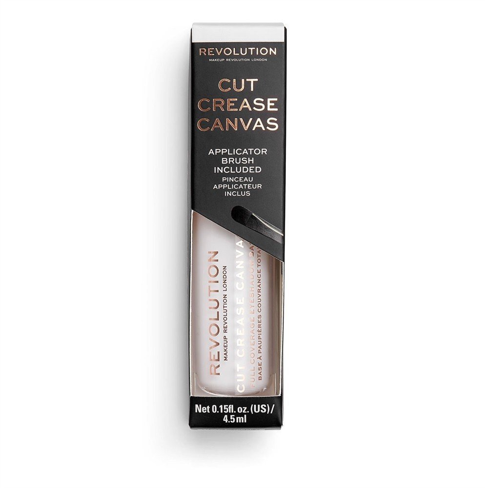 Lauvärvi aluskreem Makeup Revolution London Cut Crease Canvas 4,5 ml, Halo White hind ja info | Ripsmetušid, lauvärvid, silmapliiatsid, seerumid | kaup24.ee