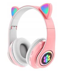 Беспроводные наушники Lewer CAT EARS RGB цена и информация | Наушники | kaup24.ee