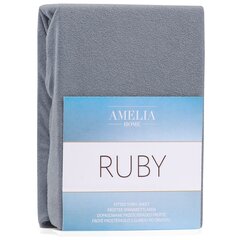 Простынь на резинке AmeliaHome Terry Ruby 80/90x200 см цена и информация | Простыни | kaup24.ee