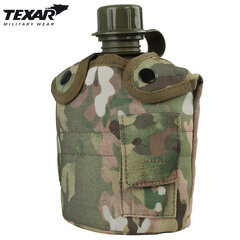 Turismipudel veepudel Texar katta 1000 ml MC Camo hind ja info | Joogipudelid | kaup24.ee