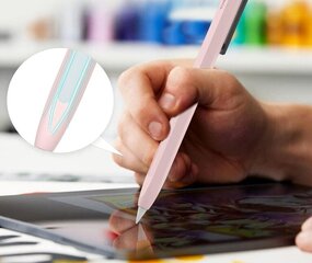 Чехол TRONWIN для Apple Pencil 2 Pink цена и информация | Аксессуары для планшетов, электронных книг | kaup24.ee