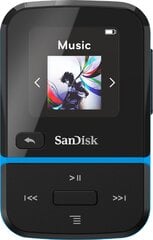 Sandisk CLIP SPORT GO 16GB, Sinine hind ja info | MP3-mängijad, MP4-mängijad | kaup24.ee