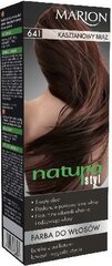 Краска для волос Marion Natura Styl 80 мл, 641 Chestnut Brown цена и информация | Краска для волос | kaup24.ee