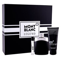 Komplekt Mont Blanc Legend meestele: tualettvesi EDT 100 ml + 7.5 ml + raseerimisjärgne palsam 100 ml hind ja info | Meeste parfüümid | kaup24.ee