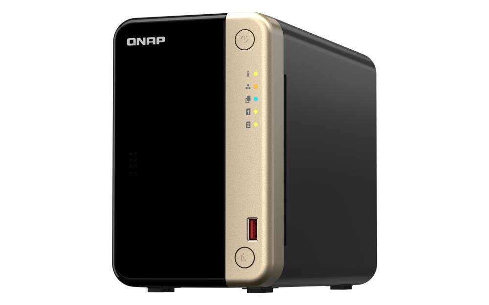 QNAP 2-lahtriline lauaarvuti NAS TS-264-8G Intel Celeron N5095 4-tuumaline protsessori sagedus 2,9 GHz 8 GB цена и информация | Serverid | kaup24.ee