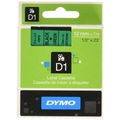 Ламинированная лента для фломастеров Dymo D1 45019 LabelManager™ Зеленый 12 mm Чёрный (5 штук) цена и информация | Аксессуары для принтера | kaup24.ee