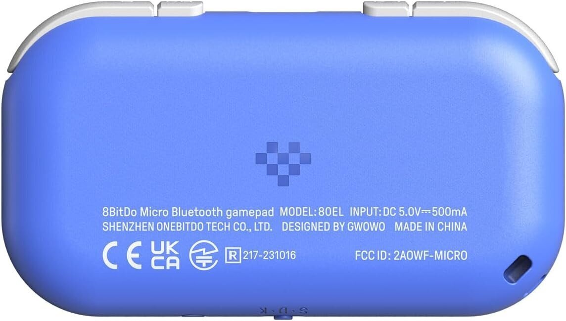 8BitDo mängupult Micro Bluetooth Gamepad (sinine, for Nintendo Switch, Android, Raspberry Pi) цена и информация | Mängupuldid | kaup24.ee