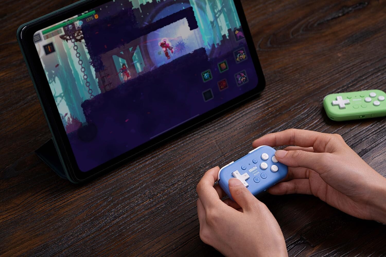 8BitDo mängupult Micro Bluetooth Gamepad (sinine, for Nintendo Switch, Android, Raspberry Pi) цена и информация | Mängupuldid | kaup24.ee