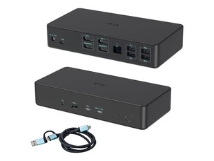 Stacja dokująca USB 3.0 / USB-C / Thunderbolt 3 Professional kahe 4K-ekraaniga dokkimisjaam, 2. põlvkond + toiteallikas 100 W цена и информация | Джойстики | kaup24.ee