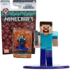 figuur Minecraft metallist kogumis Steve koos raudse mõõgaga Nano Metalfigs 4 cm Jada hind ja info | Fännitooted mänguritele | kaup24.ee