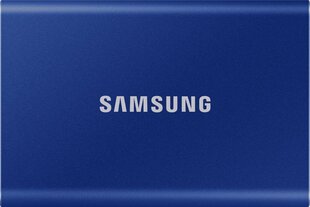 Samsung Portable SSD T7 2000 GB синий цена и информация | Жёсткие диски (SSD, HDD) | kaup24.ee