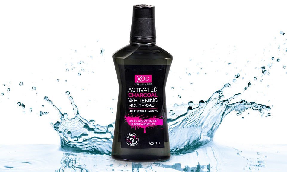 Suuvesi Xpel Activated Charcoal Whitening 500 ml hind ja info | Suuhügieen | kaup24.ee