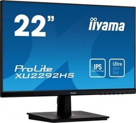 iiyama XU2292HS-B1 цена и информация | Мониторы | kaup24.ee