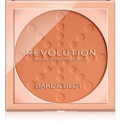 Kompaktpuuder Makeup Revolution London Bake & Blot 5,5 g, Peach цена и информация | Пудры, базы под макияж | kaup24.ee