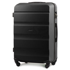 Большой чемодан Wings L AT01, черный цена и информация | Чемоданы, дорожные сумки | kaup24.ee