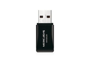 Беспроводной USB адаптер Mercusys MW300UM цена и информация | Маршрутизаторы (роутеры) | kaup24.ee