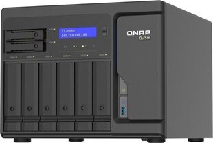 Qnap TS-H886-D1622-16G hind ja info | Välised kõvakettad (SSD, HDD) | kaup24.ee