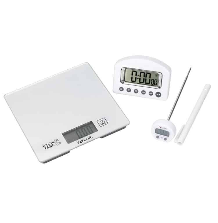 Taylor Pro Kitchen Scales, Timer &amp; Thermometer Set Gold hind ja info | Muu köögitehnika | kaup24.ee