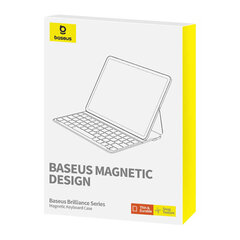 Baseus kaitseõmbris Magnetic Keyboard Case Brilliance Pad 10 10.9", must цена и информация | Чехлы для планшетов и электронных книг | kaup24.ee