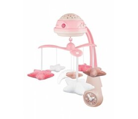 Карусель с проектором и плюшевыми игрушками Canpol Babies 3in1, розовый, 75/100 цена и информация | Игрушки для малышей | kaup24.ee