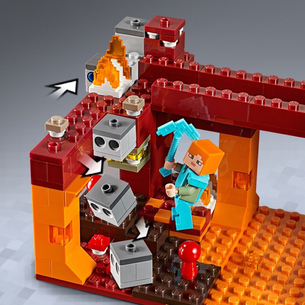 21154 LEGO® Minecraft Leekide sild цена и информация | Klotsid ja konstruktorid | kaup24.ee