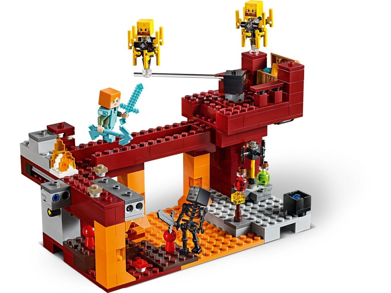 21154 LEGO® Minecraft Leekide sild hind ja info | Klotsid ja konstruktorid | kaup24.ee