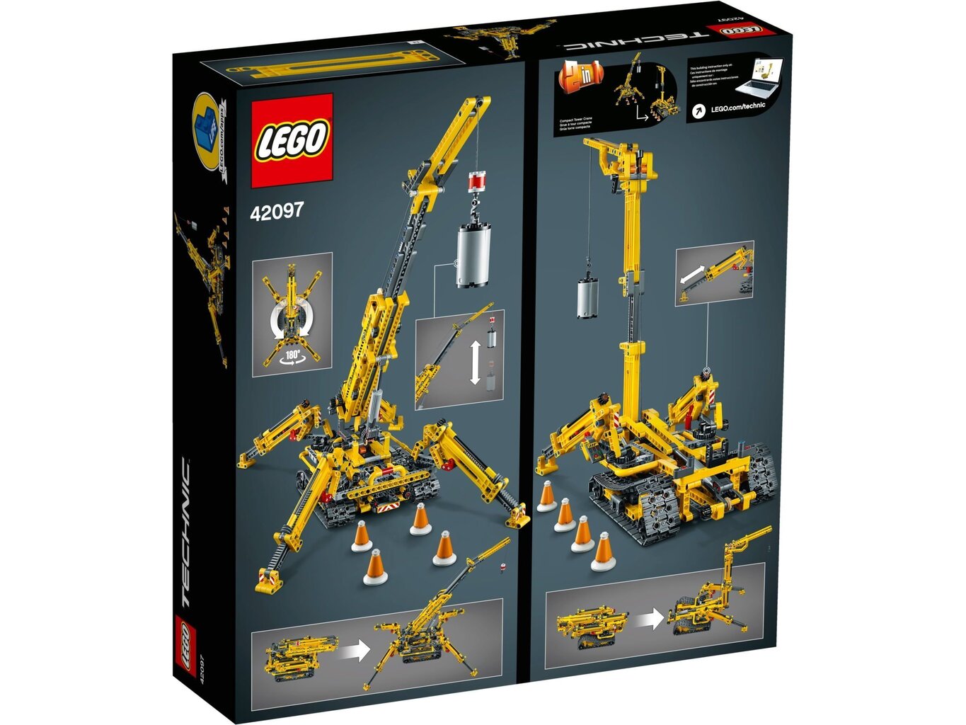 42097 LEGO® Technicu Kompaktne roomiktõstuk цена и информация | Klotsid ja konstruktorid | kaup24.ee