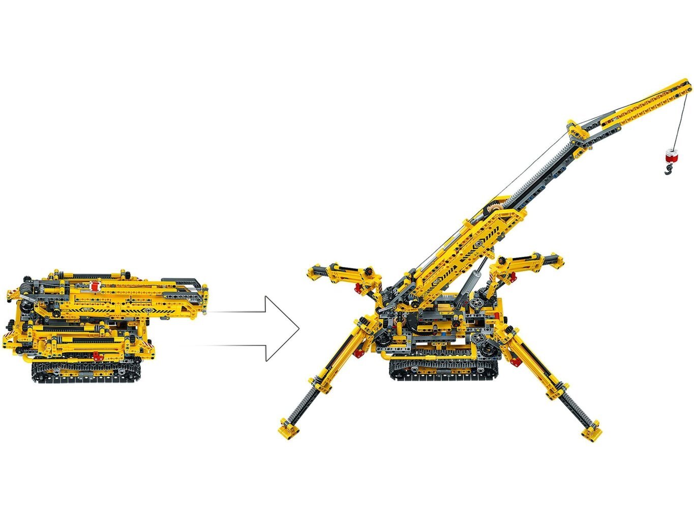 42097 LEGO® Technicu Kompaktne roomiktõstuk hind ja info | Klotsid ja konstruktorid | kaup24.ee