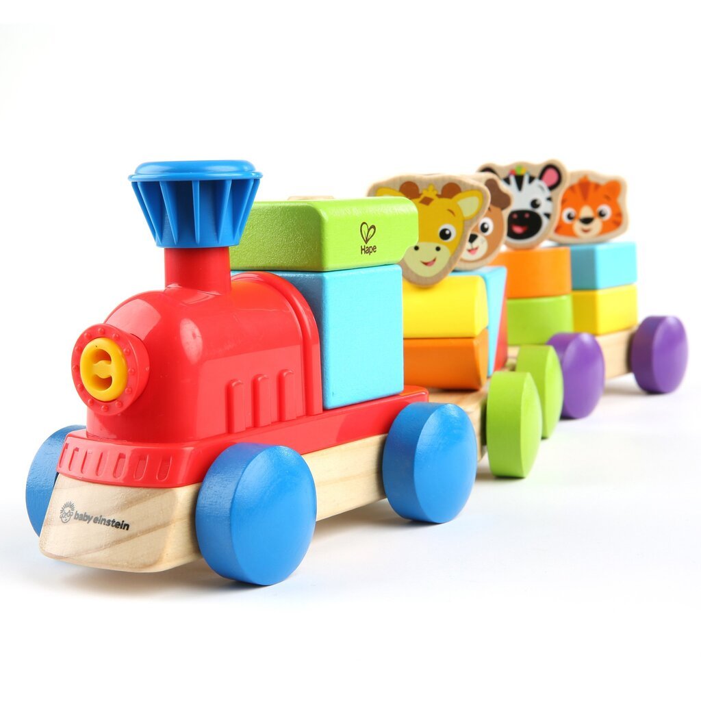 Lükatav mänguasi Puidust rong Hape, 800809 цена и информация | Imikute mänguasjad | kaup24.ee