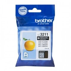 Brother Tusz LC-3211BK (Black) цена и информация | Картриджи для струйных принтеров | kaup24.ee