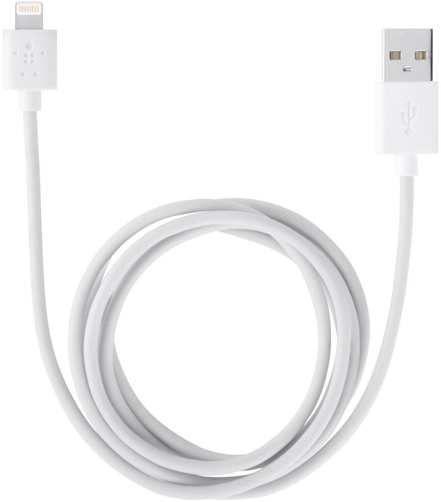 Belkin F8J023bt04-WHT, USB-Lightning, 1.2 m цена и информация | Mobiiltelefonide kaablid | kaup24.ee