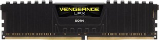 Corsair Vengeance LPX DDR4, 8GB, 3000MHz, CL16 (CMK8GX4M1D3000C16) цена и информация | Оперативная память (RAM) | kaup24.ee