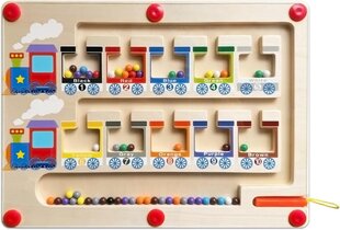 Huzu puidust magnetrong Montessori mäng hind ja info | Arendavad mänguasjad | kaup24.ee