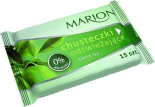 Влажные салфетки Marion green Tea 15 шт. цена и информация | Аппараты для ухода за лицом | kaup24.ee