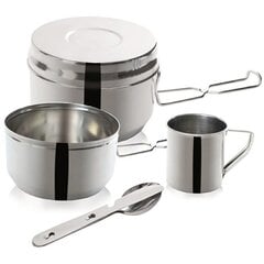Туристический набор посуды Orion UH, серый цена и информация | Котелки, туристическая посуда и приборы | kaup24.ee