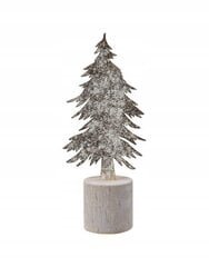 Jõulupuu puidust riiulifiguur 24 cm hind ja info | Jõulukaunistused | kaup24.ee