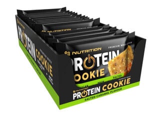 Valgubatoon GO ON PROTEIN Cookie Salted Caramel, 18 x 50 g hind ja info | Batoonid | kaup24.ee