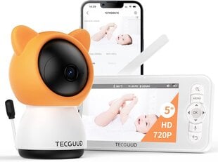 Tecguud ‎baby 5SM kaameraga beebimonitor hind ja info | Beebimonitorid | kaup24.ee