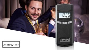 Zenwire F6500 professionaalne elektrokeemiline hingamisaparaat 6 suukorviga цена и информация | Алкотестеры | kaup24.ee