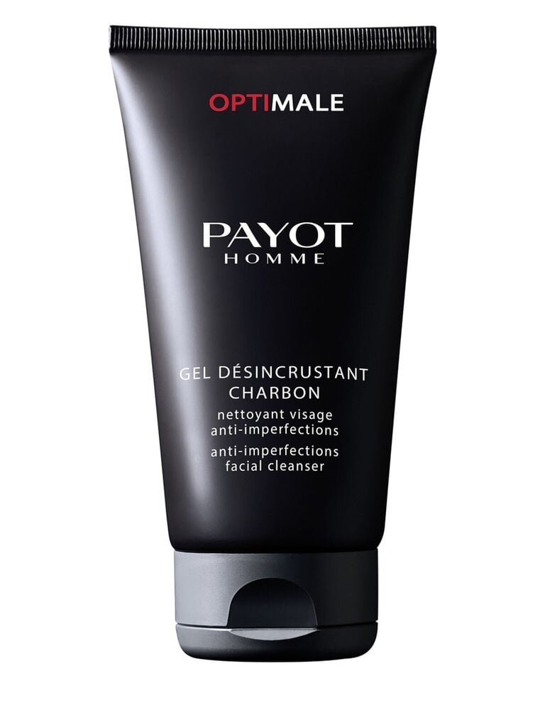 Ebatäiuseid eemaldav näopuhastusvahend meestele Payot Optimale Gel Desincrustant Charbon 150 ml цена и информация | Näopuhastusvahendid | kaup24.ee