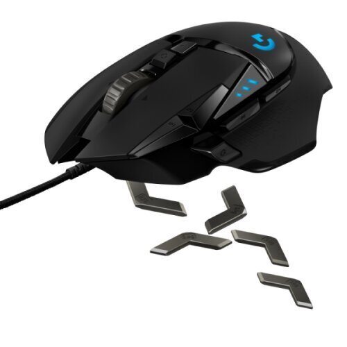 Logitech G502, must hind ja info | Hiired | kaup24.ee