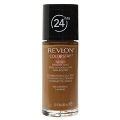 Jumestuskreem kombineeritud ja rasusele nahale Revlon Colorstay Makeup Combination Oily Skin 30 ml цена и информация | Пудры, базы под макияж | kaup24.ee