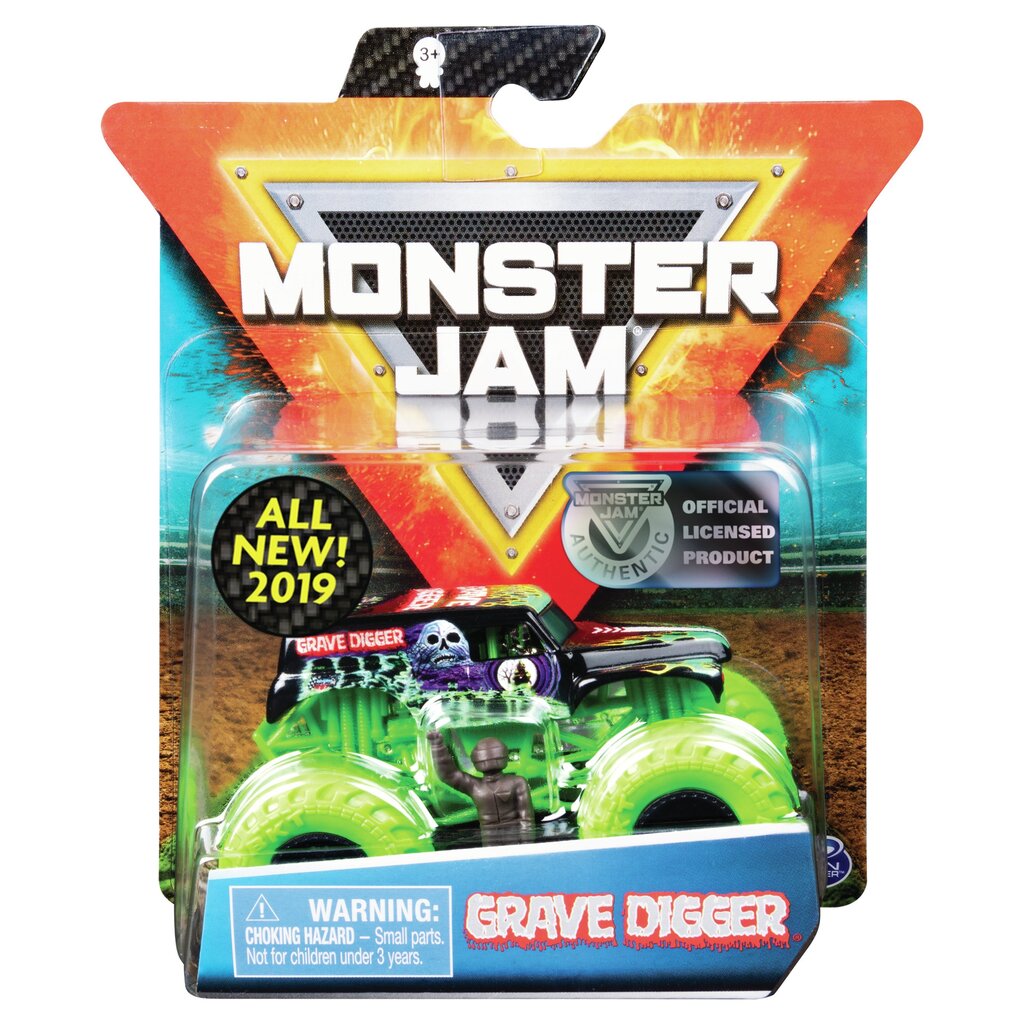 Maastur Monster Jam 1:64, üks pakendis, 6044941 hind ja info | Poiste mänguasjad | kaup24.ee