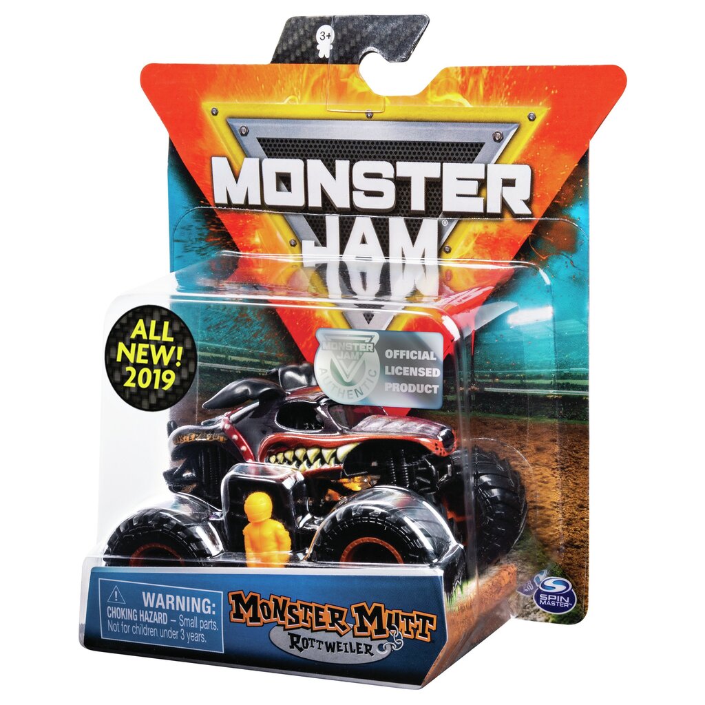 Maastur Monster Jam 1:64, üks pakendis, 6044941 hind ja info | Poiste mänguasjad | kaup24.ee