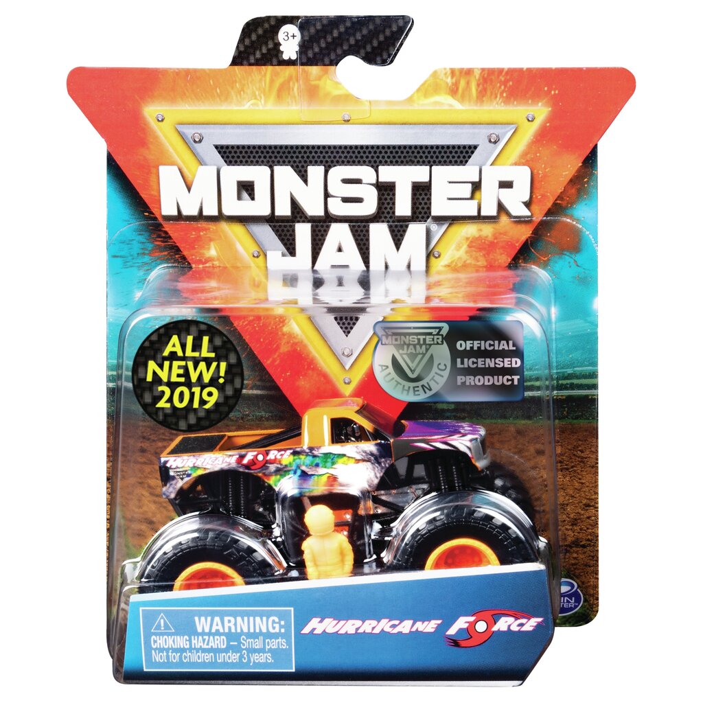 Maastur Monster Jam 1:64, üks pakendis, 6044941 hind ja info | Poiste mänguasjad | kaup24.ee