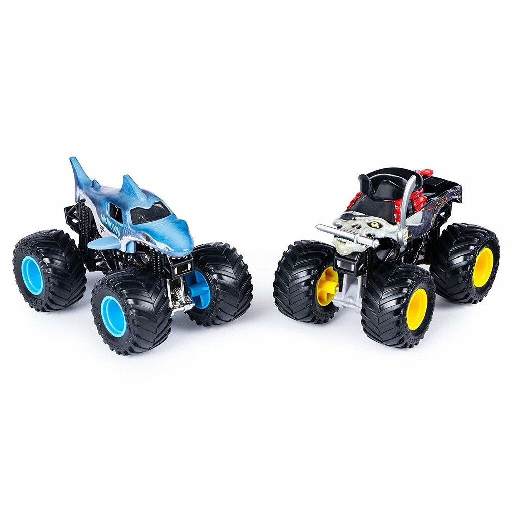 Maastur Monster Jam 1:64, kaks pakendis, 6044943 hind ja info | Poiste mänguasjad | kaup24.ee