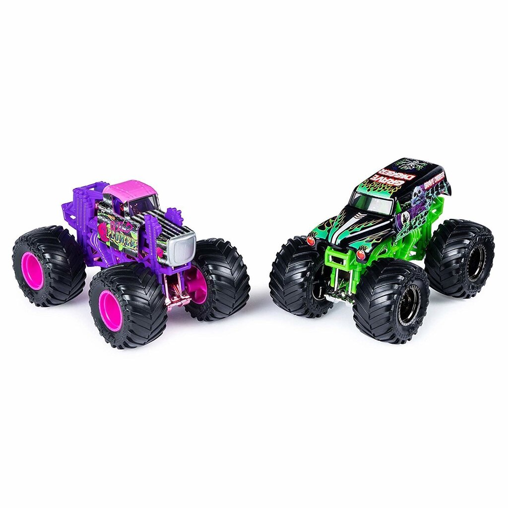 Maastur Monster Jam 1:64, kaks pakendis, 6044943 hind ja info | Poiste mänguasjad | kaup24.ee