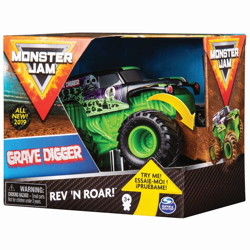 Maastur Monster Jam Rev & Roar 1:43, 6044990 hind ja info | Poiste mänguasjad | kaup24.ee