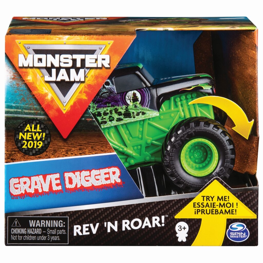 Maastur Monster Jam Rev & Roar 1:43, 6044990 hind ja info | Poiste mänguasjad | kaup24.ee