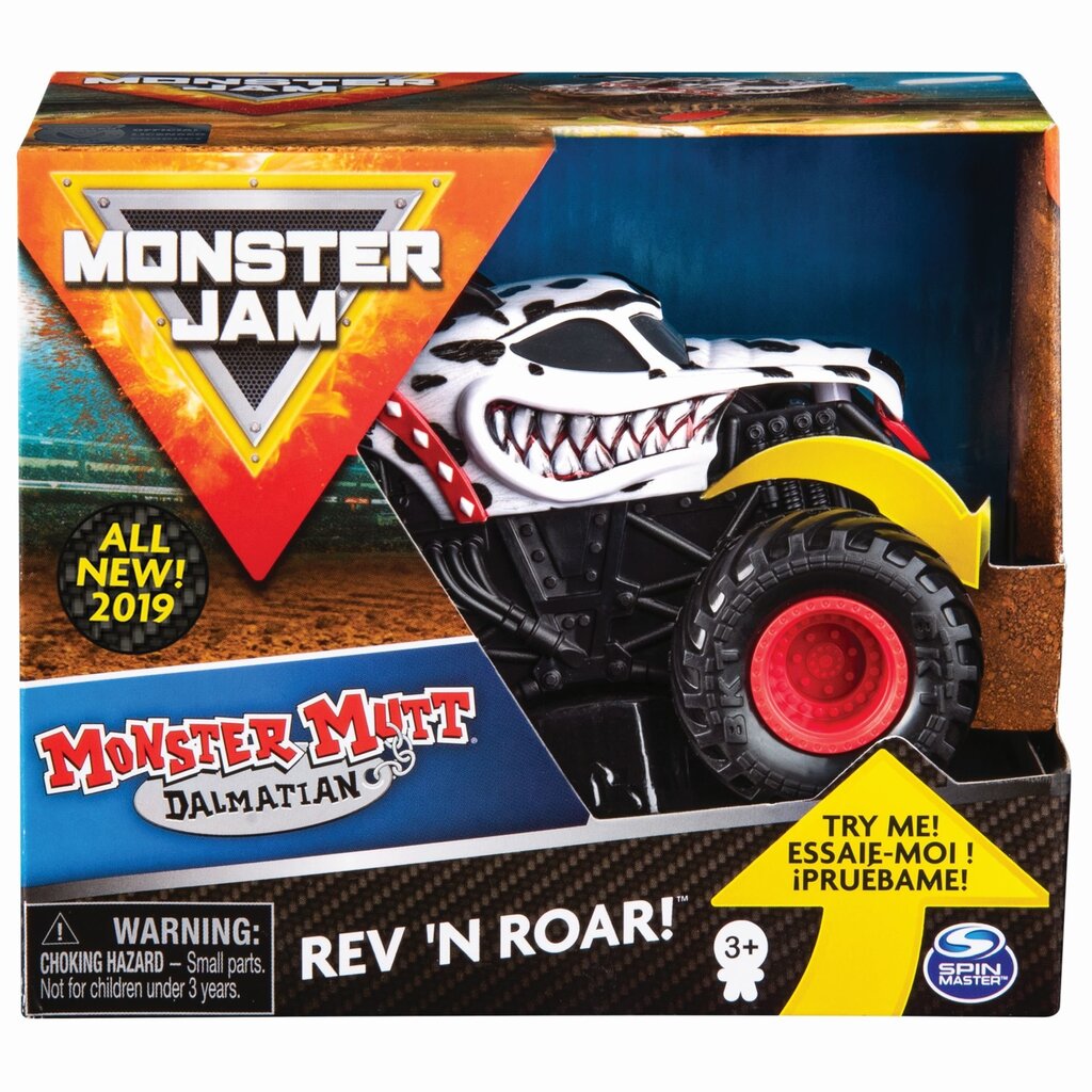 Maastur Monster Jam Rev & Roar 1:43, 6044990 hind ja info | Poiste mänguasjad | kaup24.ee